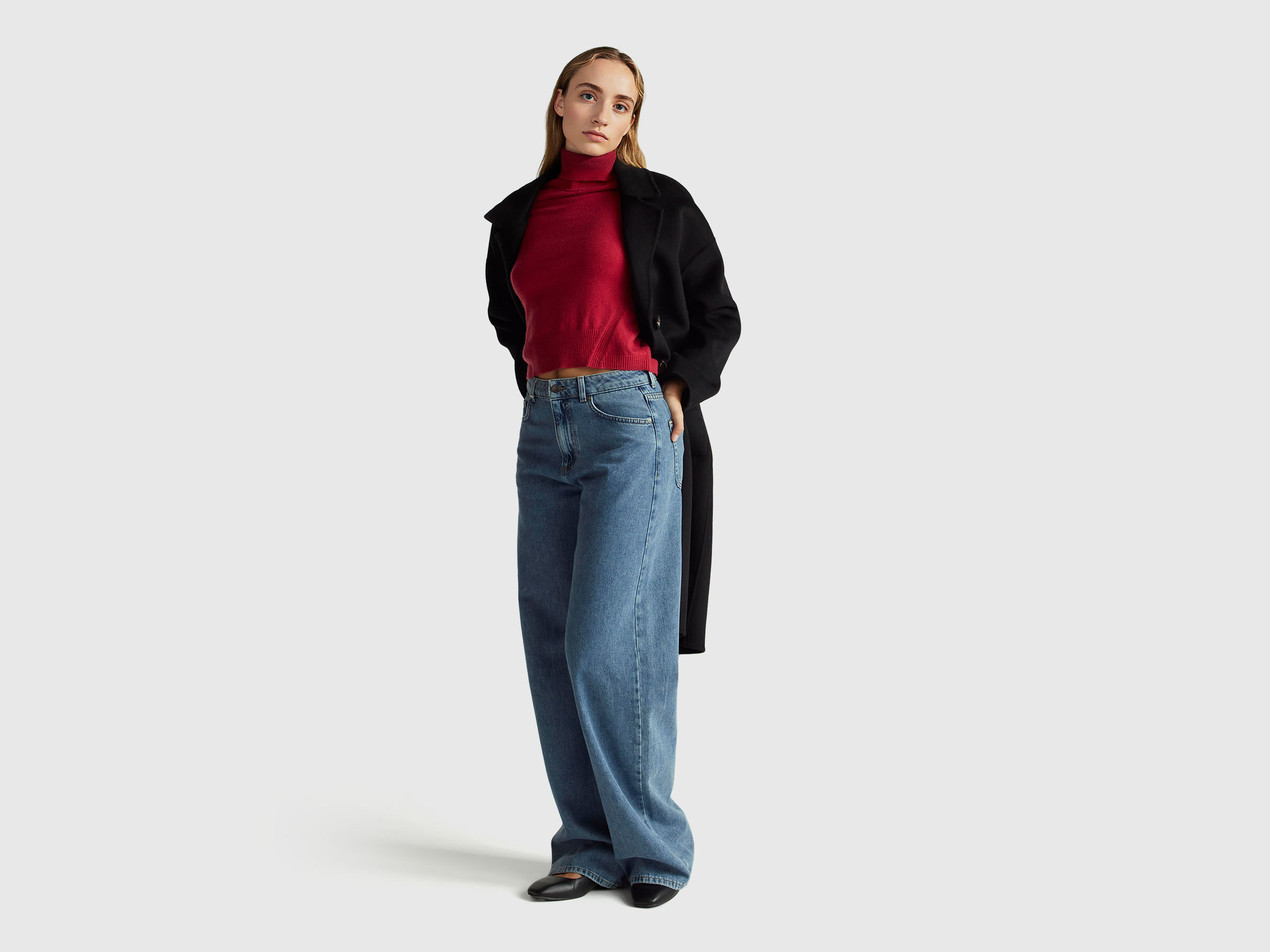 TURTLE NECK SWEATER Women image number 3